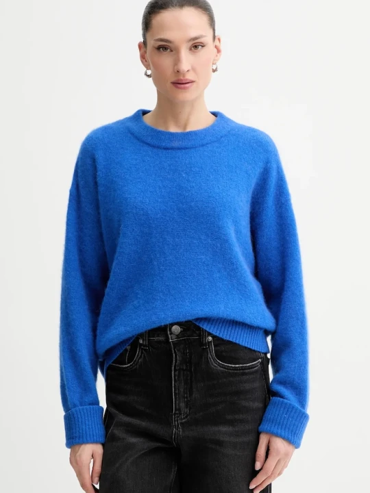 Zdjęcie produktu American Vintage sweter wełniany fioletowy