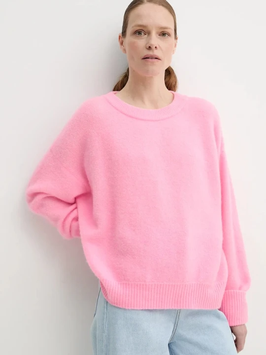 Zdjęcie produktu American Vintage sweter wełniany różowy