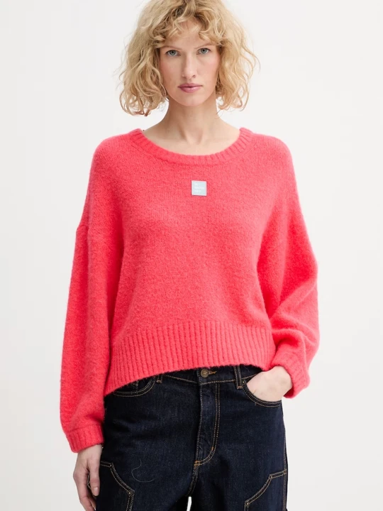 Zdjęcie produktu American Vintage sweter z dodatkiem wełny pomarańczowy