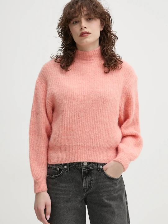 Zdjęcie produktu American Vintage sweter z domieszką wełny pomarańczowy