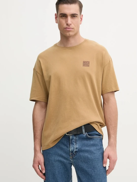 Zdjęcie produktu American Vintage t-shirt bawełniany zielony