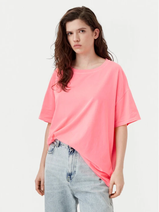 Zdjęcie produktu American Vintage T-Shirt Pymaz PYM02AH24 Różowy Oversize