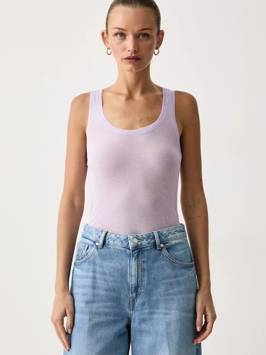Zdjęcie produktu American Vintage top damski bawełniany fioletowy