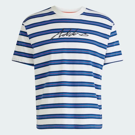 Zdjęcie produktu Americana Striped T-Shirt Adidas biały