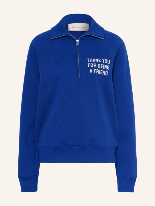 Zdjęcie produktu Ami Paris Bluza Dresowa Typu Troyer blau