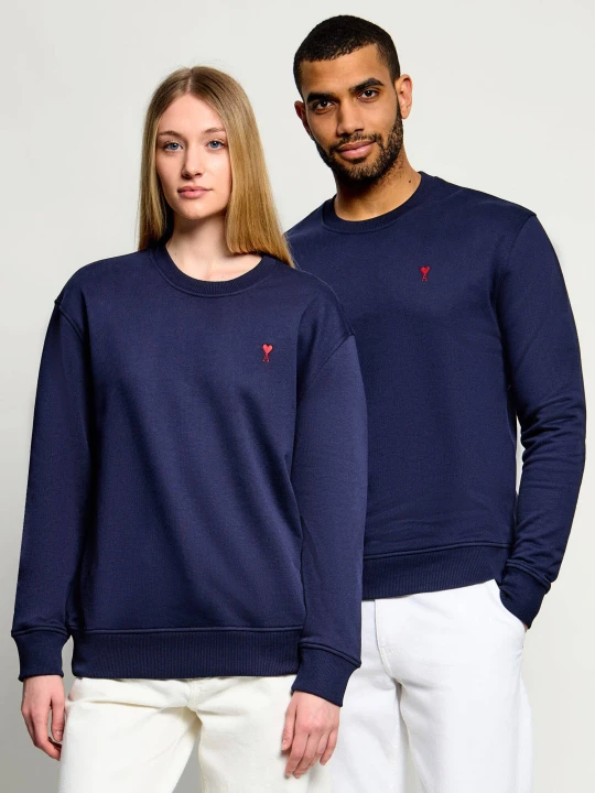Zdjęcie produktu AMI Paris Bluza | Regular Fit granatowy