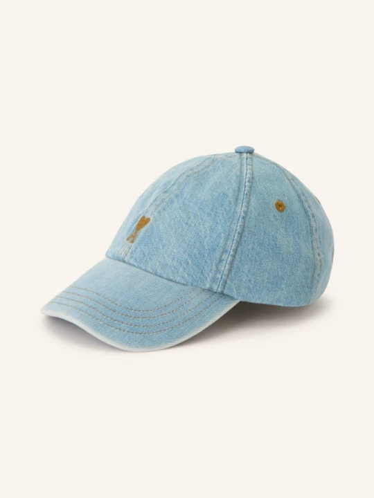 Zdjęcie produktu Ami Paris Czapka Z Daszkiem Z Jeansów blau niebieski