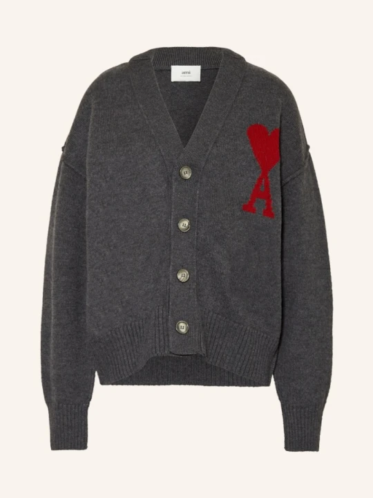 Zdjęcie produktu Ami Paris Kardigan Oversize grau SZARY