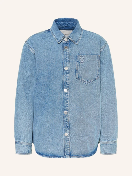 Zdjęcie produktu Ami Paris Koszula Dżinsowa O Kroju Slim Fit blau JASNONIEBIESKI