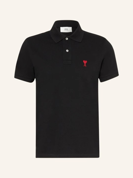 Zdjęcie produktu Ami Paris Koszulka Polo Z Piki schwarz CZARNY