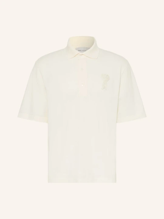 Zdjęcie produktu Ami Paris Koszulka Polo Z Pikowanym Wzorem beige