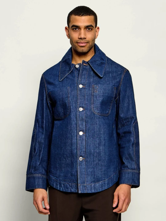Zdjęcie produktu AMI Paris Kurtka jeansowa | Oversize fit granatowy