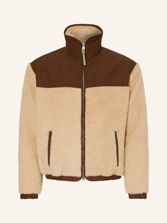 Zdjęcie produktu Ami Paris Kurtka Z Futerkiem Typu Teddy, Wykonana Z Mieszanki Materiałów beige