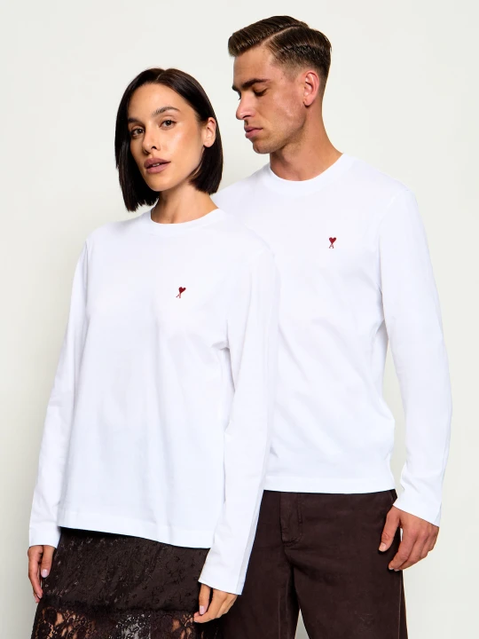 Zdjęcie produktu AMI Paris Longsleeve | Regular Fit biały
