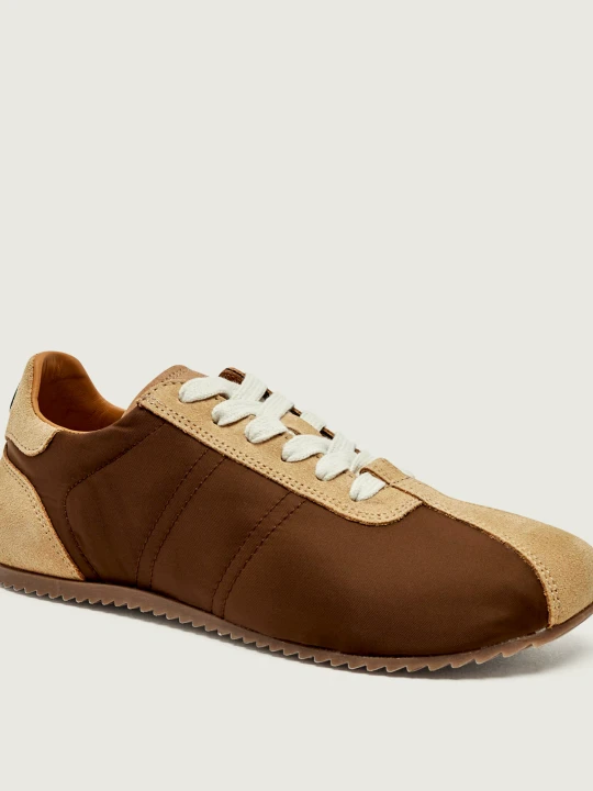 Zdjęcie produktu AMI Paris Sneakersy Soft | zamsz brązowy