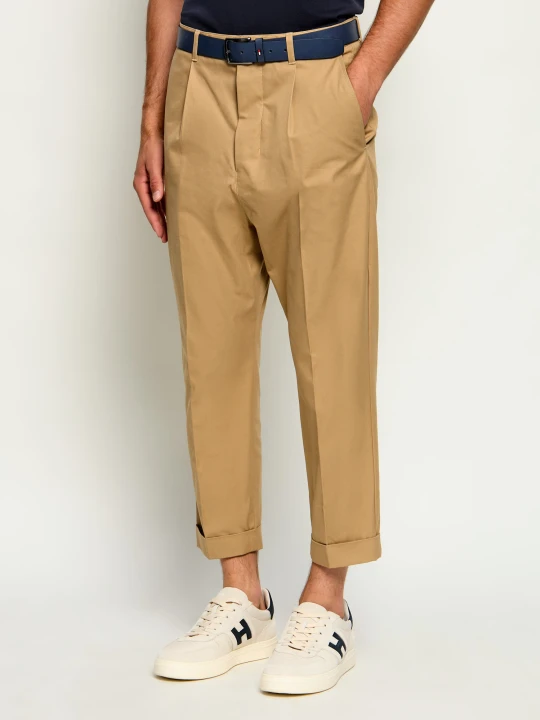 Zdjęcie produktu AMI Paris Spodnie | Oversize fit camel
