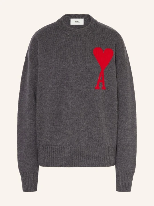 Zdjęcie produktu Ami Paris Sweter grau szary