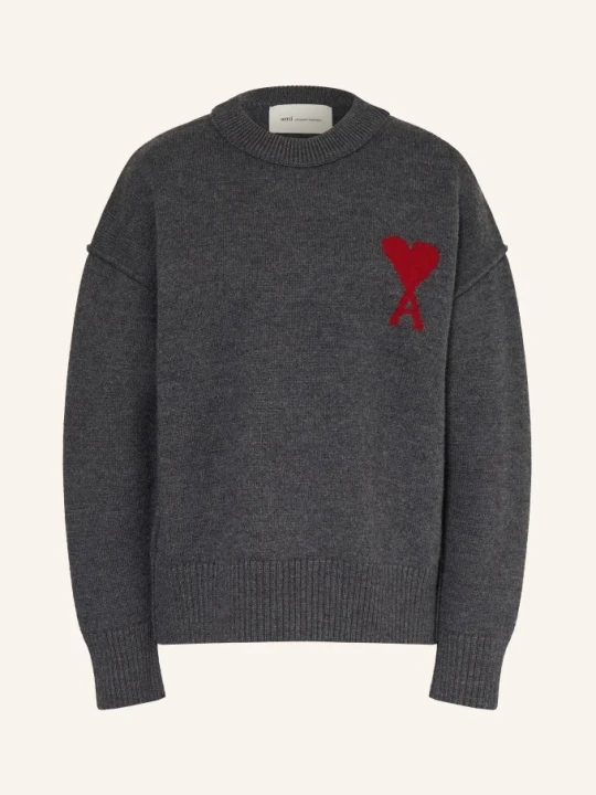 Zdjęcie produktu Ami Paris Sweter grau szary