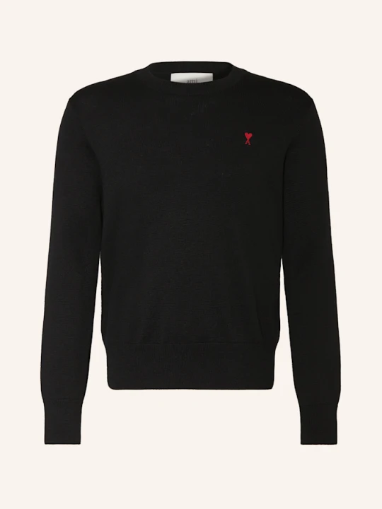 Zdjęcie produktu Ami Paris Sweter schwarz CZARNY