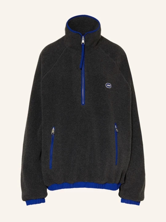 Zdjęcie produktu Ami Paris Sweter Typu Troyer Z Polaru grau szary