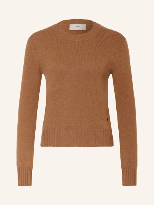 Zdjęcie produktu Ami Paris Sweter Z Kaszmiru braun BRĄZOWY