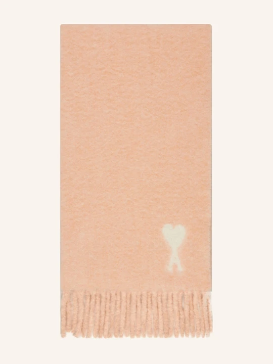 Zdjęcie produktu Ami Paris Szal Z Alpaki rosa ŁOSOSIOWY