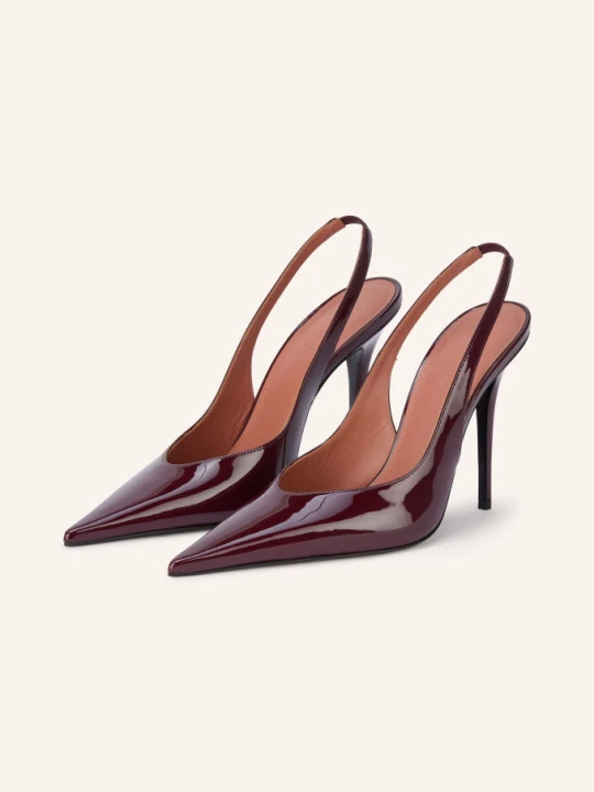 Zdjęcie produktu Amina Muaddi Czółenka Typu Slingback Anok rot CIEMNOCZERWONY