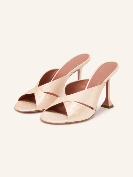 Zdjęcie produktu Amina Muaddi Klapki Salma beige