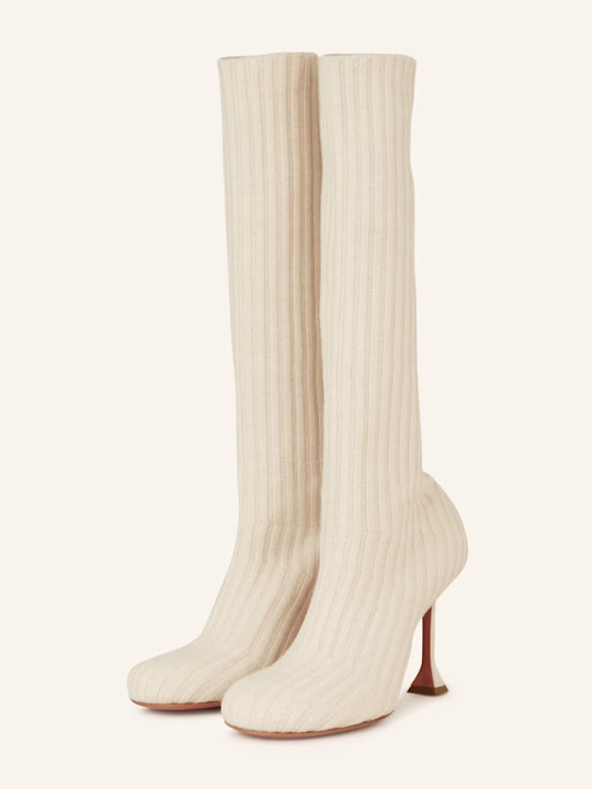 Zdjęcie produktu Amina Muaddi Kozaki Veneda beige