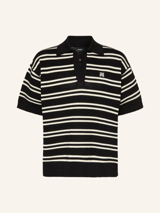 Zdjęcie produktu Amiri Koszulka Polo Z Dzianiny schwarz