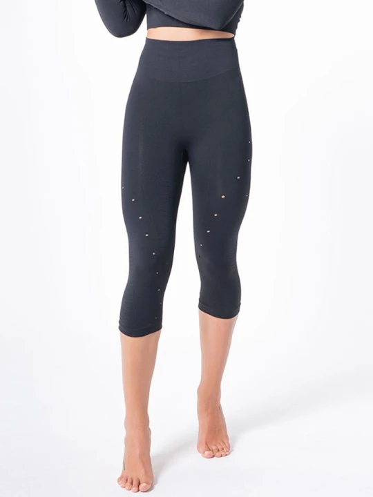 Zdjęcie produktu Anaissa Legginsy funkcyjne w kolorze czarnym rozmiar: S/M