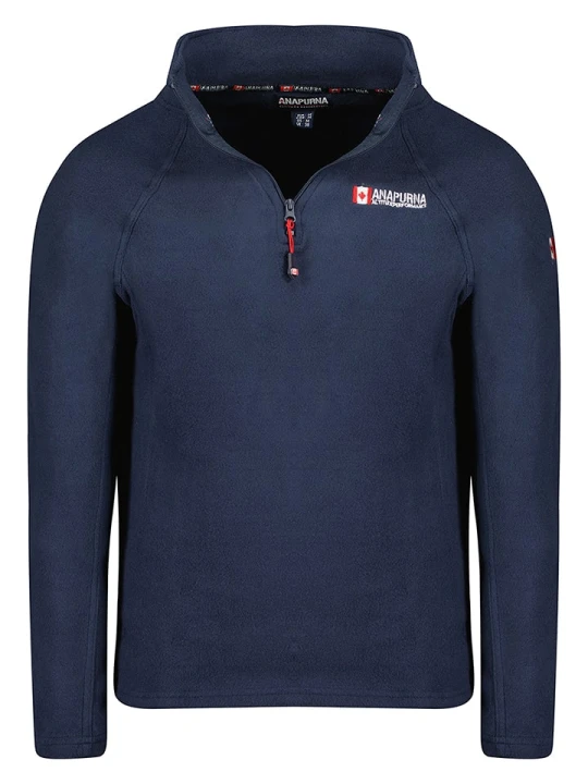 Zdjęcie produktu ANAPURNA Bluza polarowa "Tonneau" w kolorze granatowym rozmiar: XXL