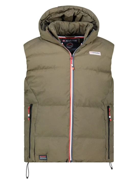 Zdjęcie produktu ANAPURNA Kamizelka pikowana "Vitoana" w kolorze khaki rozmiar: XL