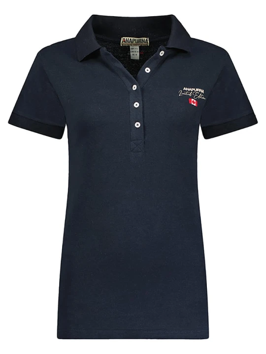 Zdjęcie produktu ANAPURNA Koszulka polo "Kelodana" w kolorze granatowym rozmiar: XXL