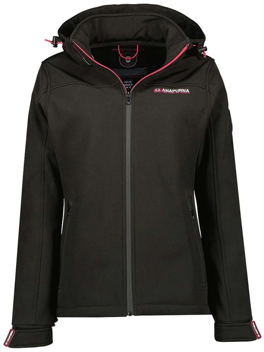 Zdjęcie produktu ANAPURNA Kurtka funkcyjna "Takeniana" w kolorze czarnym rozmiar: M