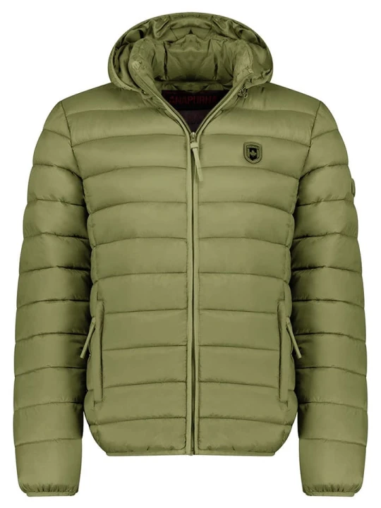 Zdjęcie produktu ANAPURNA Kurtka pikowana "Amitalana" w kolorze zielonym rozmiar: 3XL