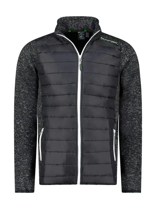 Zdjęcie produktu ANAPURNA Kurtka polarowa "Tirexana" w kolorze antracytowo-czarnym rozmiar: 3XL