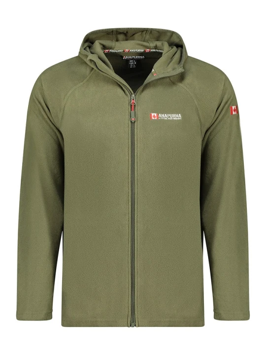 Zdjęcie produktu ANAPURNA Kurtka polarowa "Tugoodana" w kolorze khaki rozmiar: 3XL