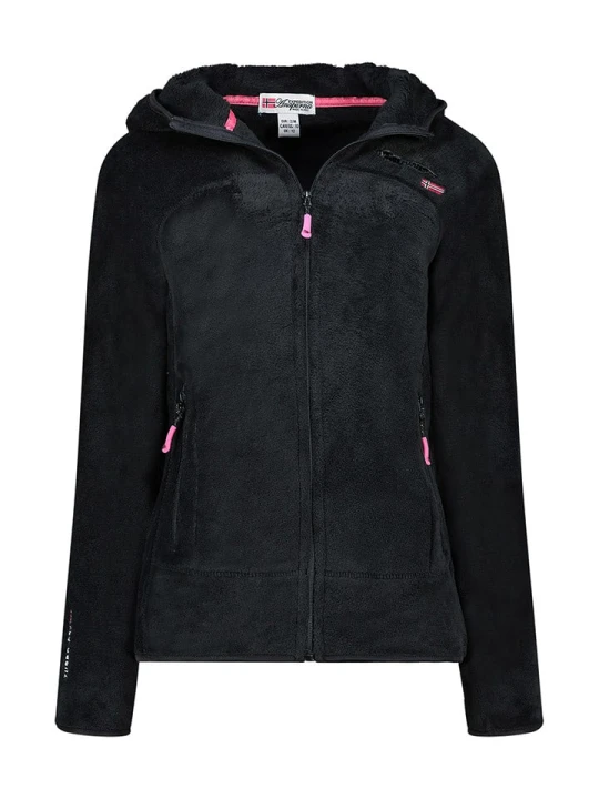Zdjęcie produktu ANAPURNA Kurtka polarowa "Uternel" w kolorze czarnym rozmiar: M