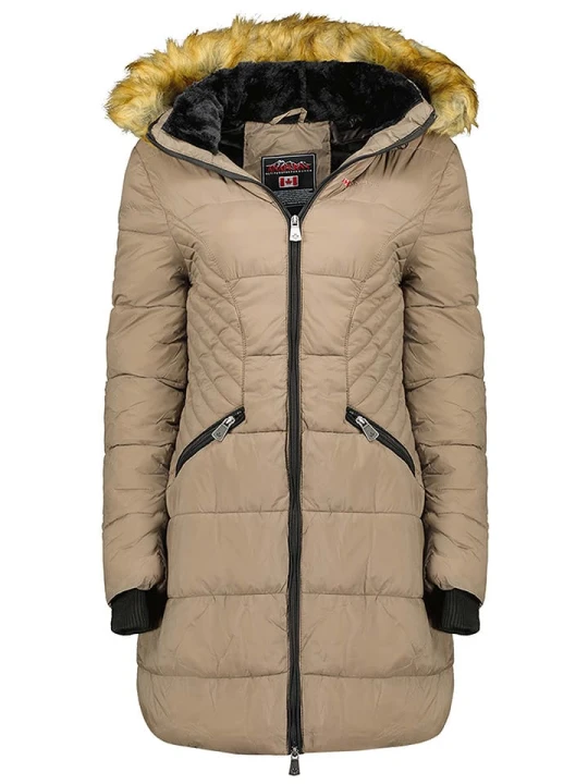 Zdjęcie produktu ANAPURNA Parka "Bolmen" w kolorze szarobrązowym rozmiar: S