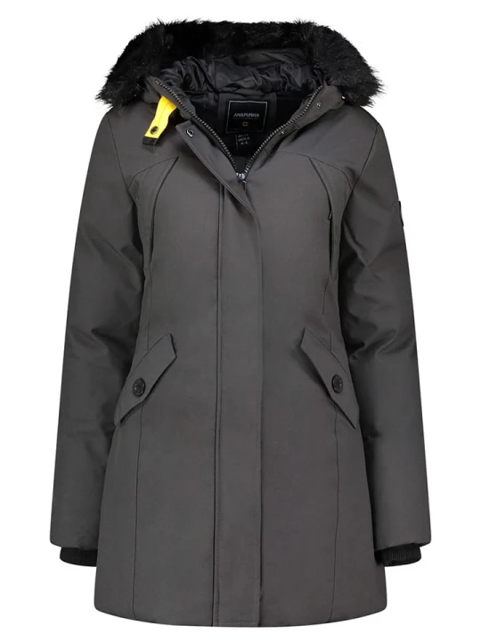 Zdjęcie produktu ANAPURNA Parka "Cherifana" w kolorze antracytowym rozmiar: L