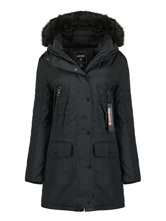 Zdjęcie produktu ANAPURNA Parka "Cortinana" w kolorze czarnym rozmiar: M
