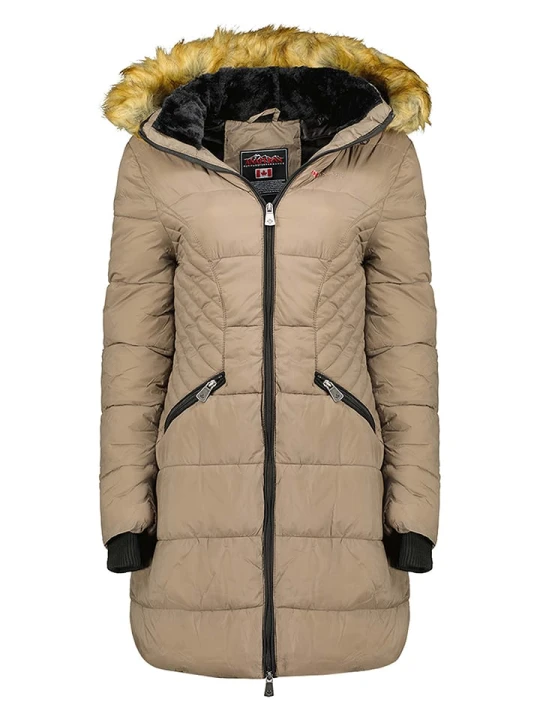 Zdjęcie produktu ANAPURNA Parka "Bolmen" w kolorze szarobrązowym rozmiar: M