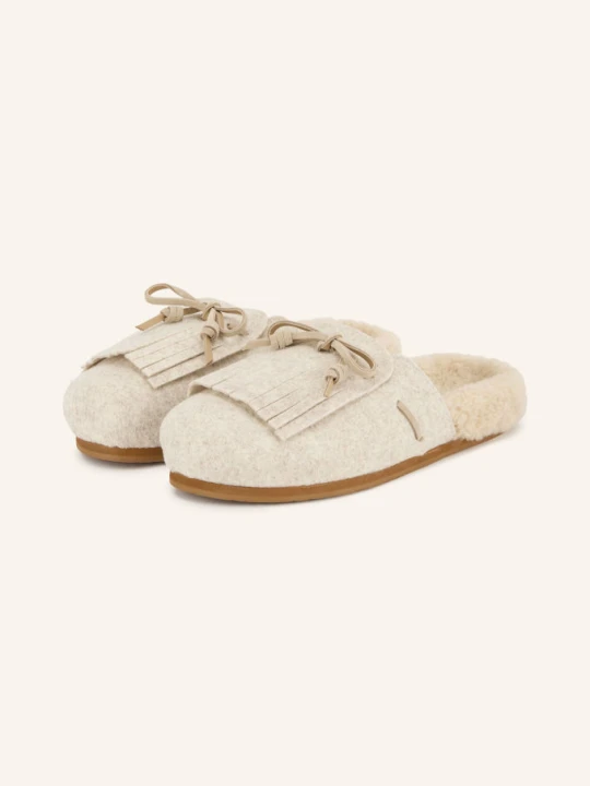 Zdjęcie produktu Ancient Greek Sandals Klapki Vasilitsa Fringe beige