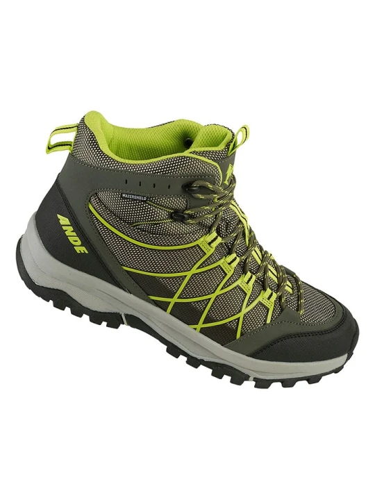 Zdjęcie produktu Ande Buty trekkingowe "Muggio" w kolorze zielonym rozmiar: 47