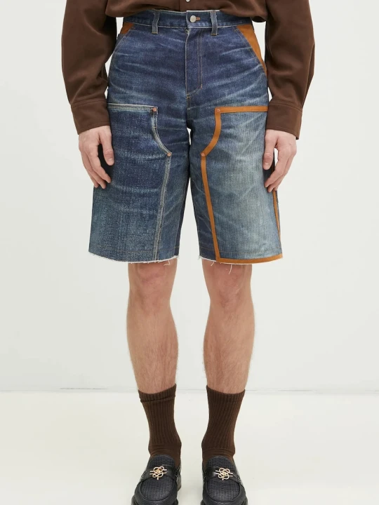 Zdjęcie produktu Andersson Bell szorty jeansowe Denim Trompe L`Oeil Double Knee