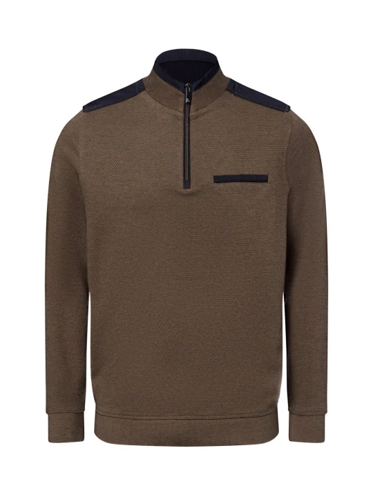 Zdjęcie produktu Andrew James Bluza Mężczyźni Bawełna brązowy