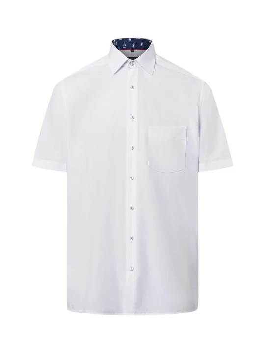Zdjęcie produktu Andrew James Koszula - non-iron Mężczyźni Regular Fit Bawełna biały
