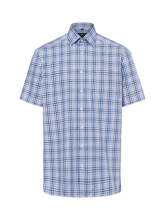 Zdjęcie produktu Andrew James Koszula - non-iron Mężczyźni Regular Fit Bawełna niebieski