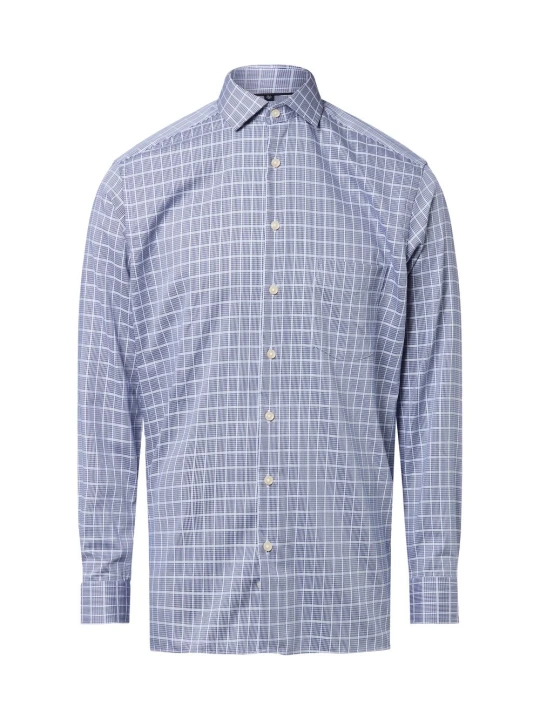 Zdjęcie produktu Andrew James koszula biznesowa - non-iron Mężczyźni Regular Fit Bawełna niebieski | biały